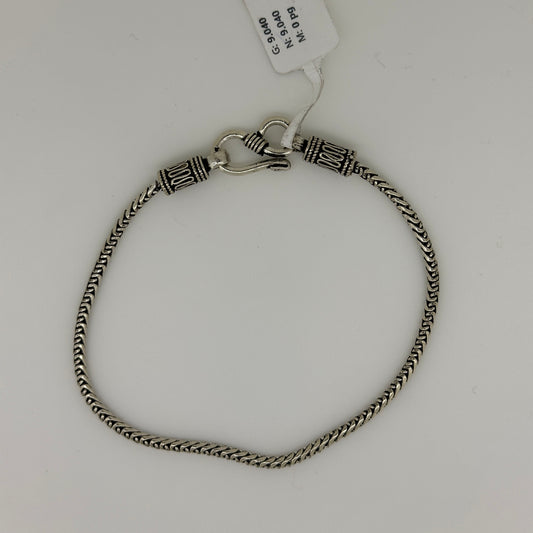 925 Unisex Antique Silver Bracelet