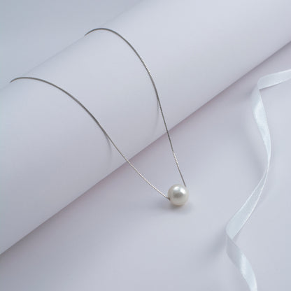 Single Pearl Chain Pendant