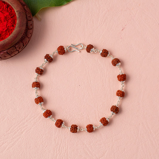 Rudraksha Divine Harmony Rakhi Bracelet