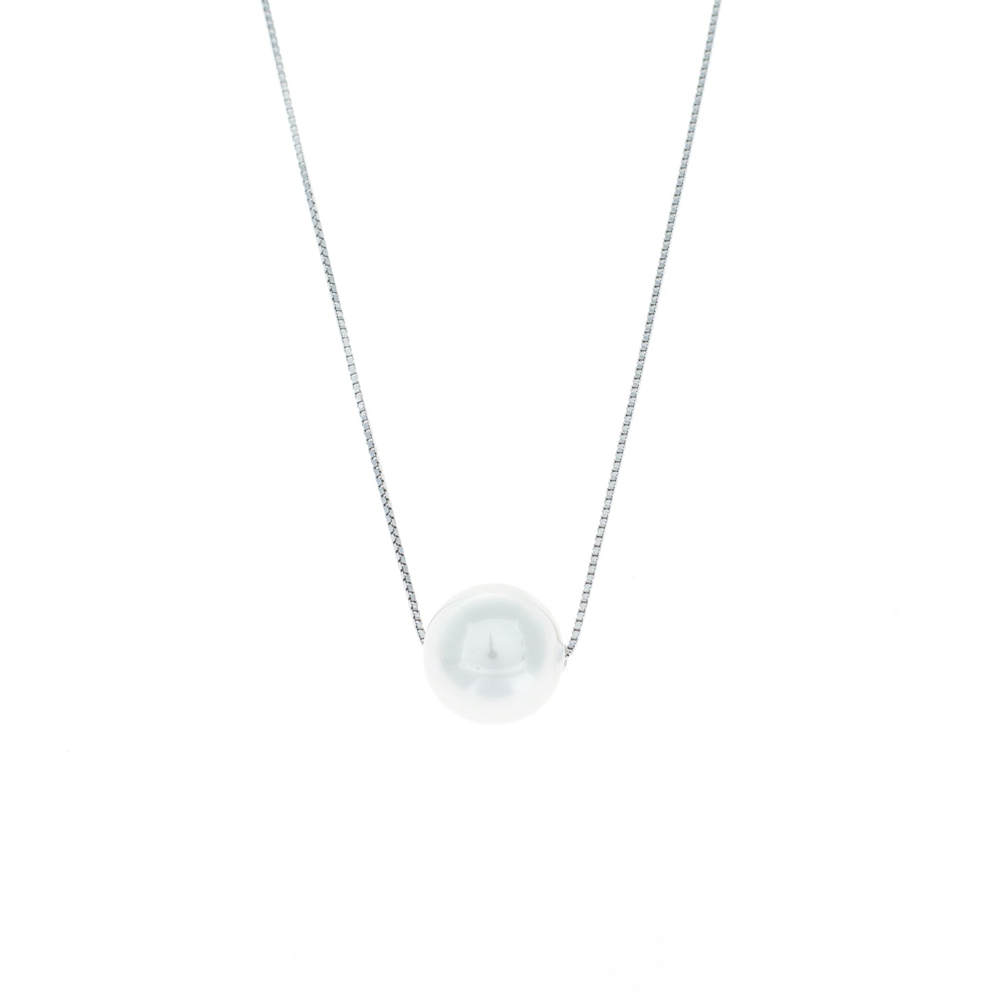 Single Pearl Chain Pendant